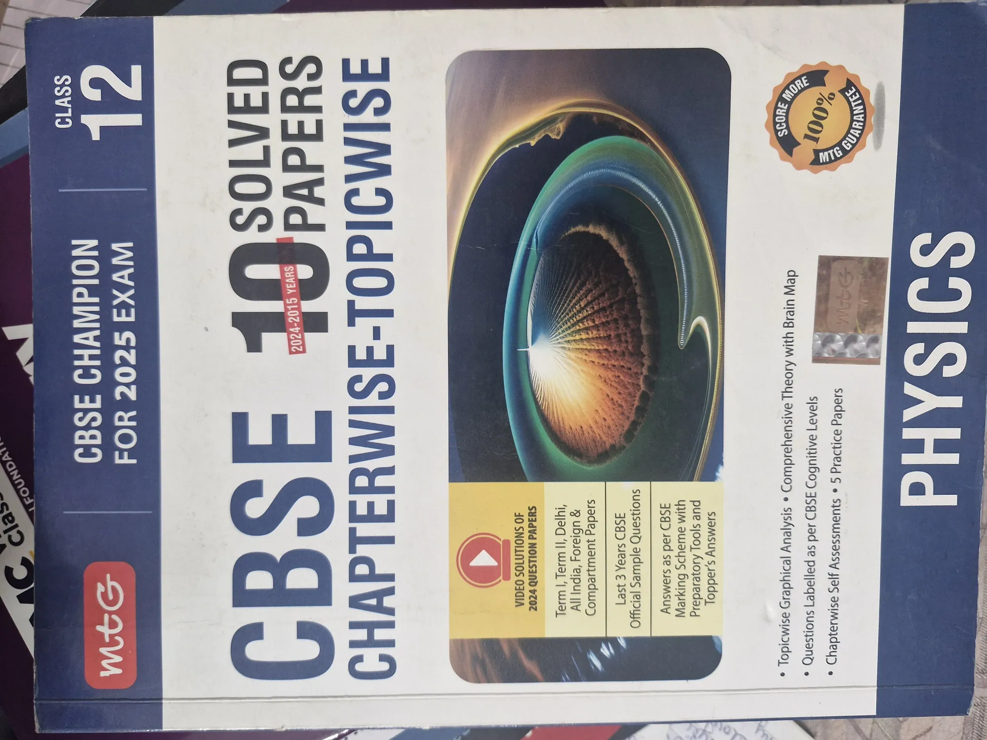 MTG Class 12 Physics CBSE Question Bank, Paperback With Mock Tests