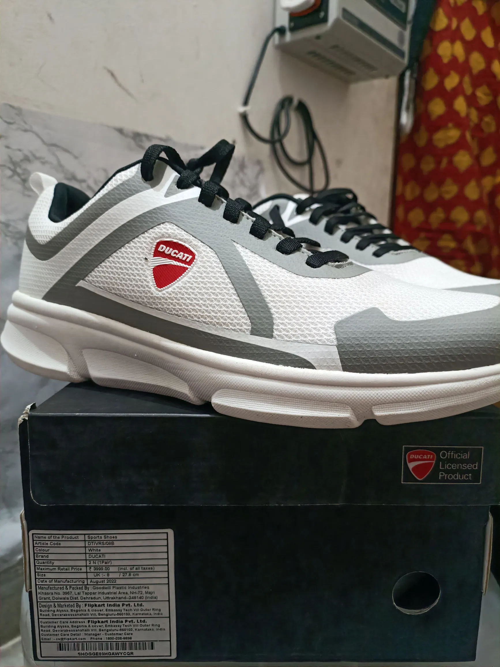 Ducati Casual Sneakers For Men - Premium Quality, Size UK8