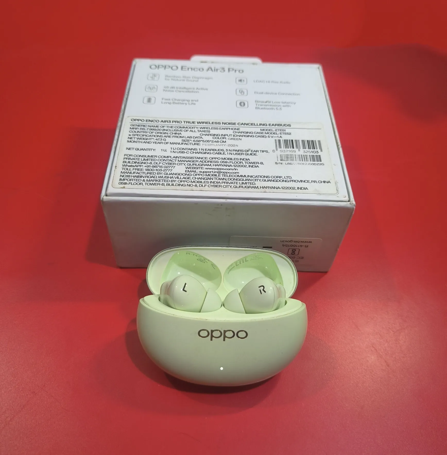 Buy used Oppo Enco Air 3 Pro ANC TWS Earbuds, Used, 49db Noise Cancellation online on Resellpur
