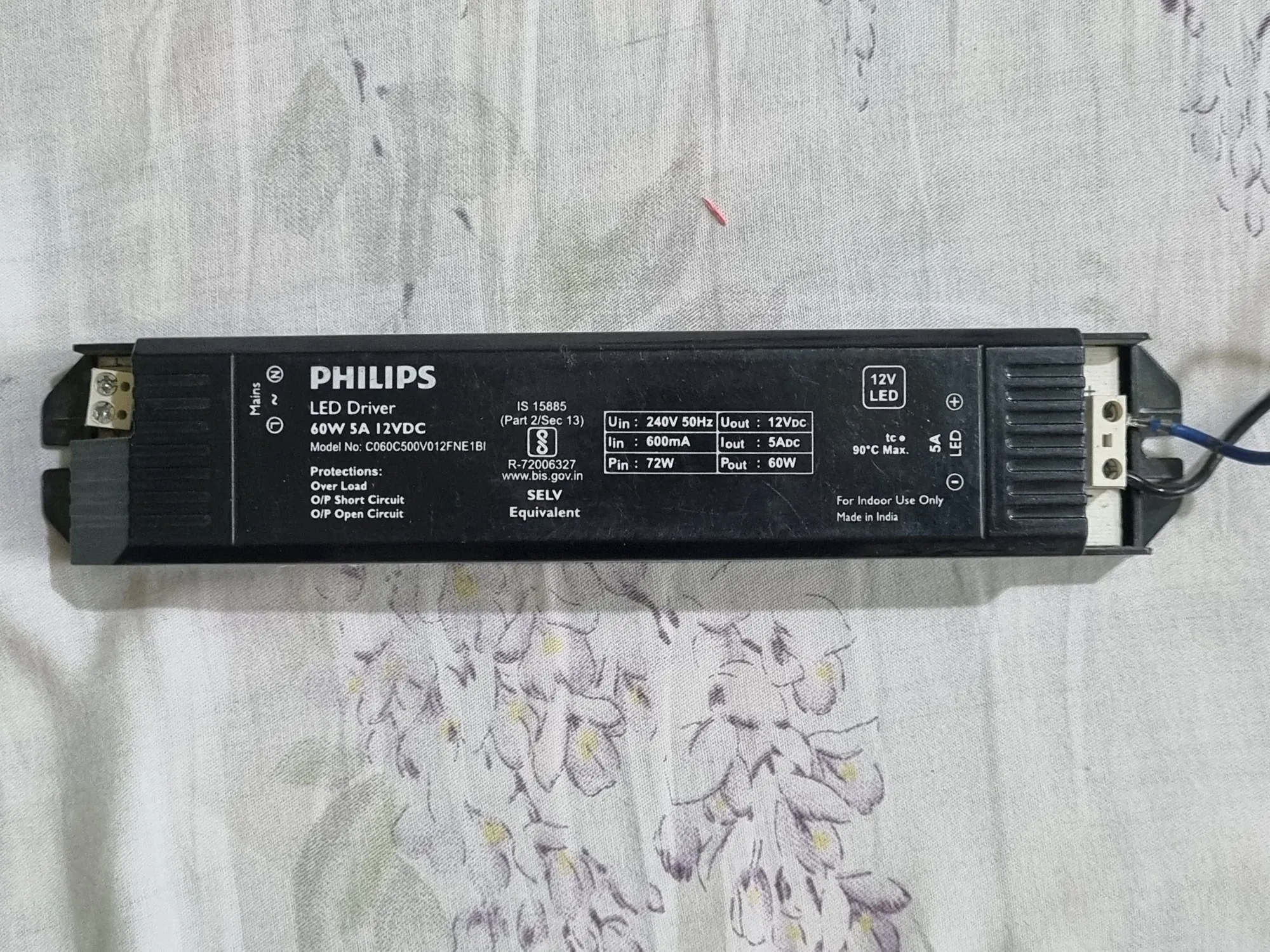 Buy used Philips Used LED Driver 12V 60W Black online on Resellpur