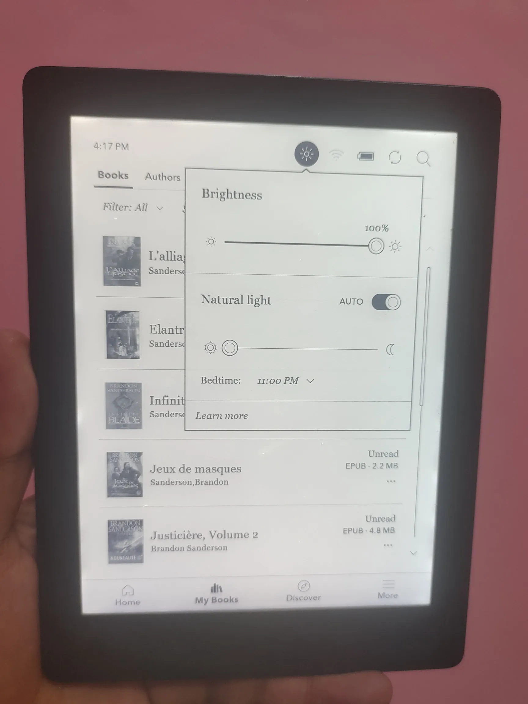 Kobo Aura H2O Edition 2 Good Condition Black Waterproof E-reader