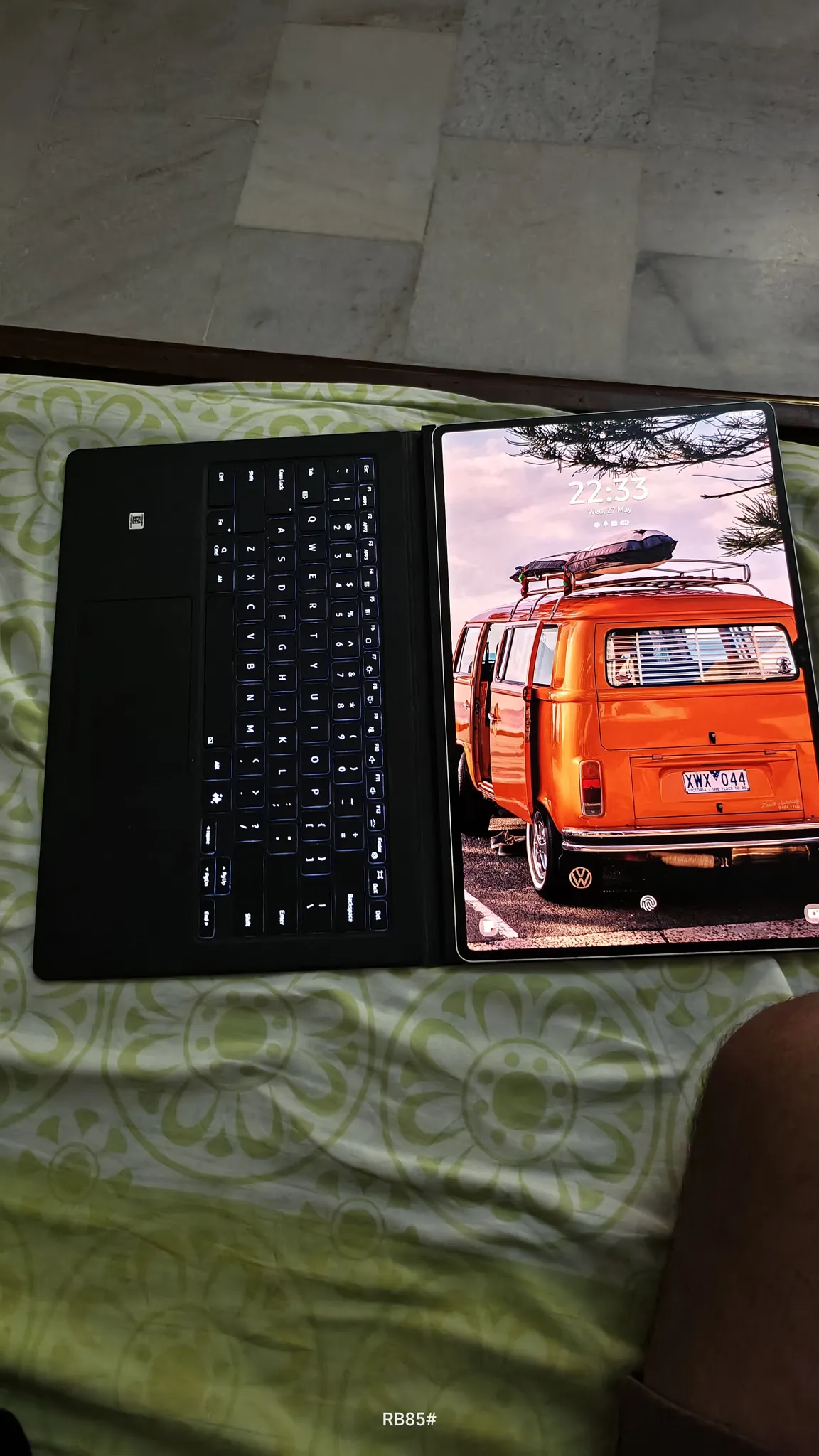 Samsung S9 Ultra Tablet Silver 256GB With Keyboard Cover