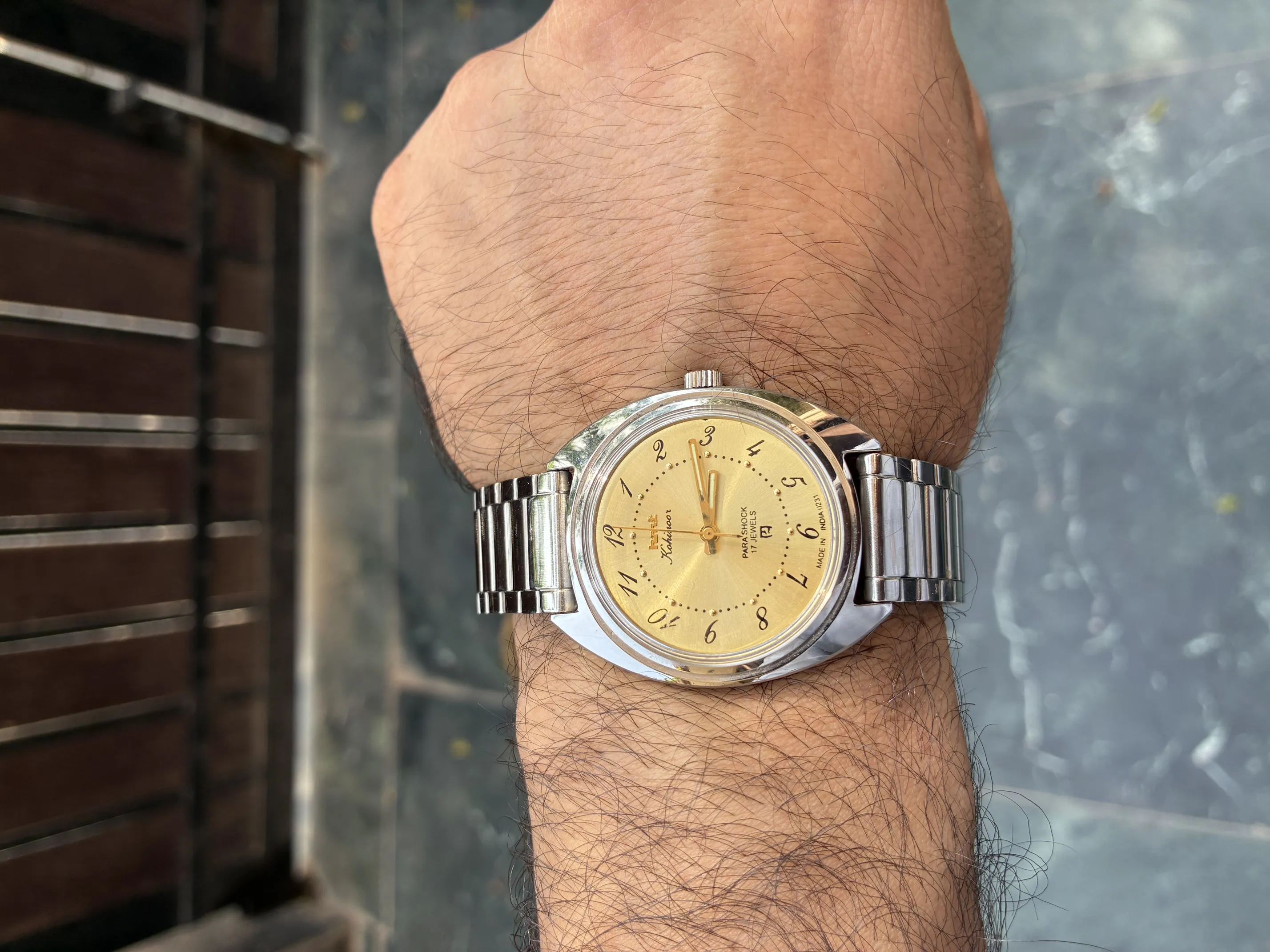 Buy used HMT Kohinoor Mechanical Watch - Pristine Condition - Men's - Silver - Chains online on Resellpur