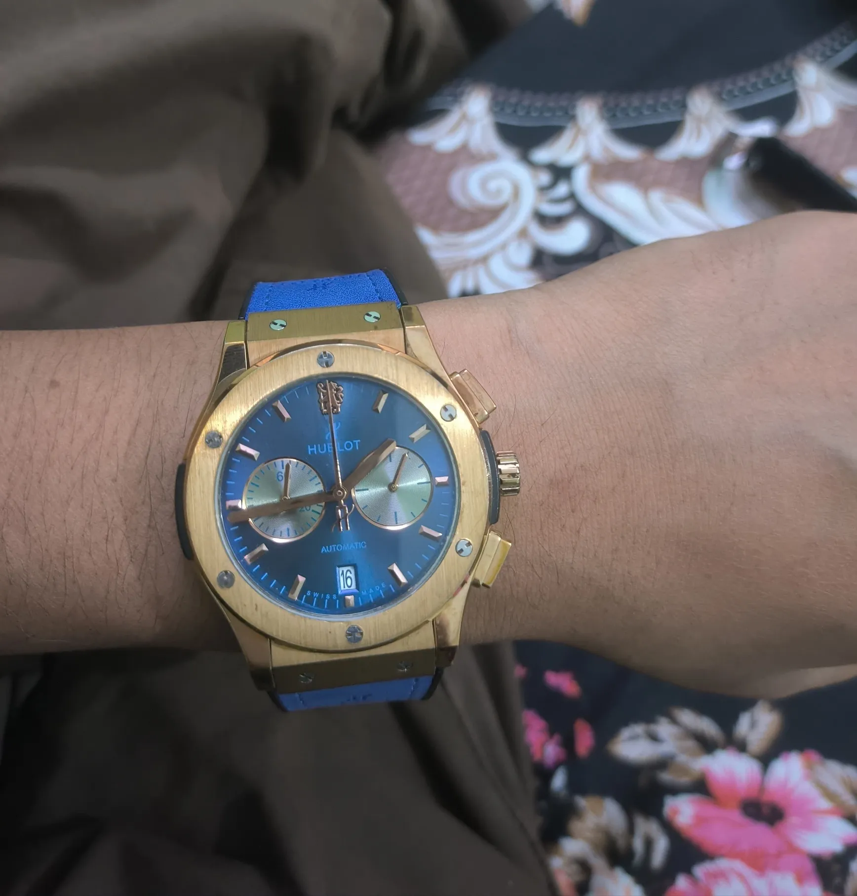 Hublot Classic Fusion Chronograph Duplicate Watch, Japanese Movement, Leather