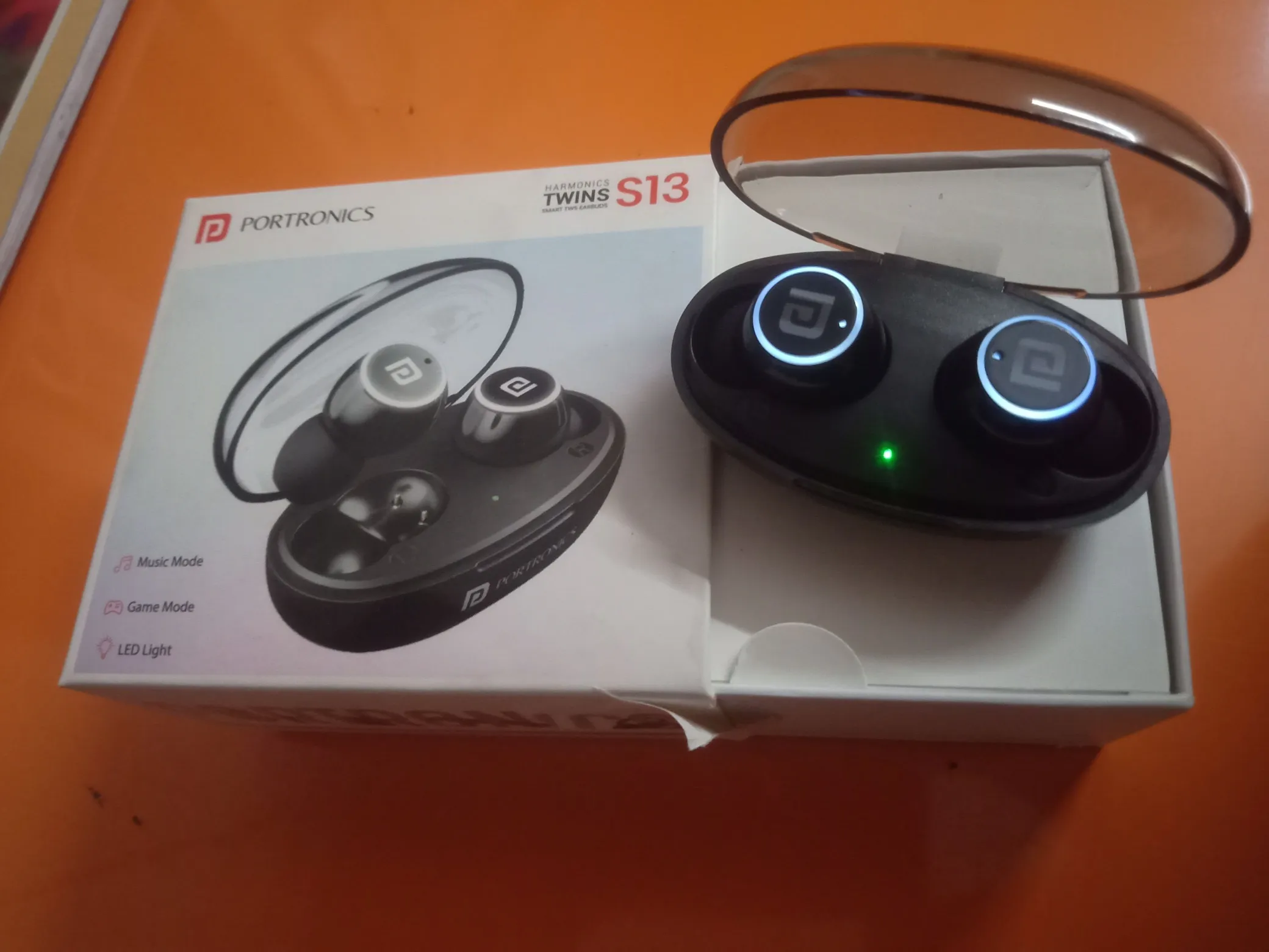 Buy used Portronics Harmonics Twins S13 Earbuds - New - Black - Bluetooth 5.3 - 24 Hours Battery Backup online on Resellpur