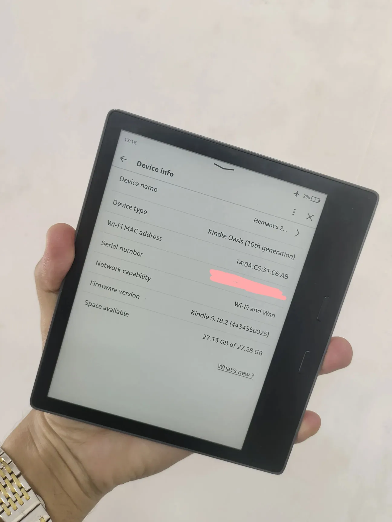 Buy used Kindle Oasis 10th Gen Very Good Condition Silver Wi-fi And Wan online on Resellpur