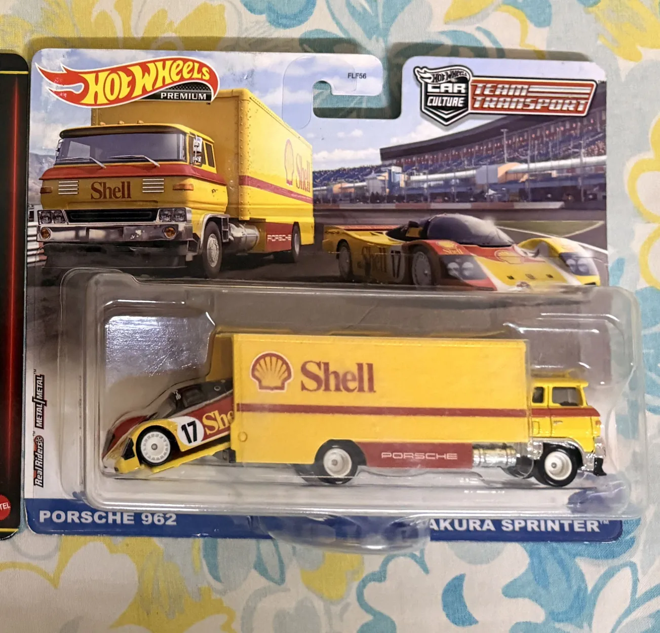 Buy used Hotwheels Porsche 962 Team Transport Set - New - Yellow - Under 1 Kg online on Resellpur