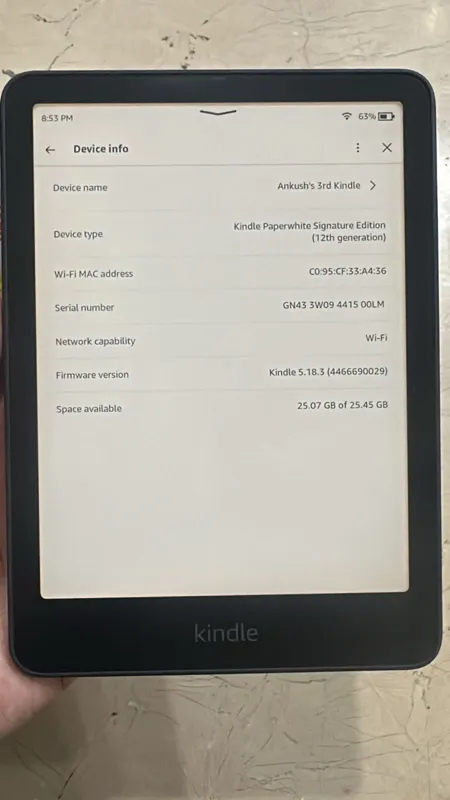 Buy used Kindle 12th Gen Paperwhite Signature Edition 32GB With Dual-band Wi-fi online on Resellpur