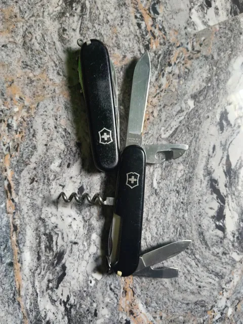 Buy used Victorinox Spartan Swiss Army Knife Set Of 2 Black 91mm online on Resellpur