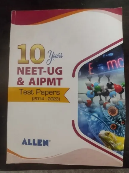 Buy used Allen 10 Year NEET-UG & AIPMT Test Papers Paperback online on Resellpur
