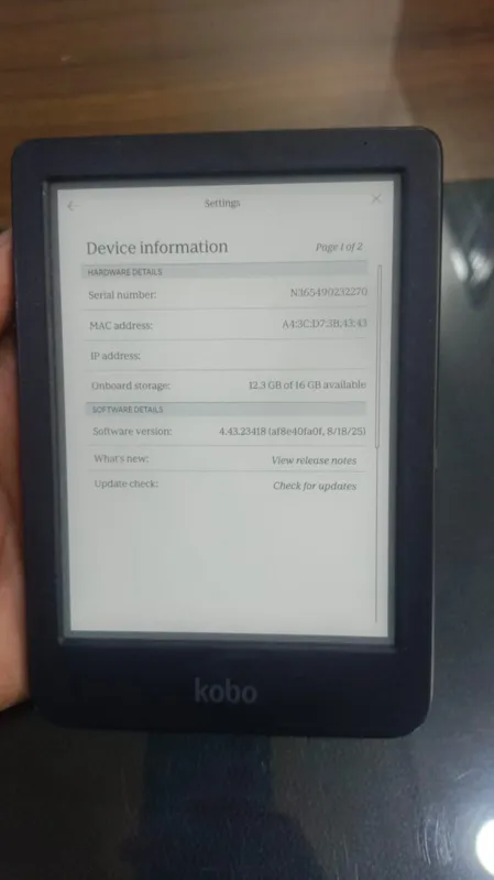 Buy used Kobo Clara HD Good Condition Ereader Black online on Resellpur