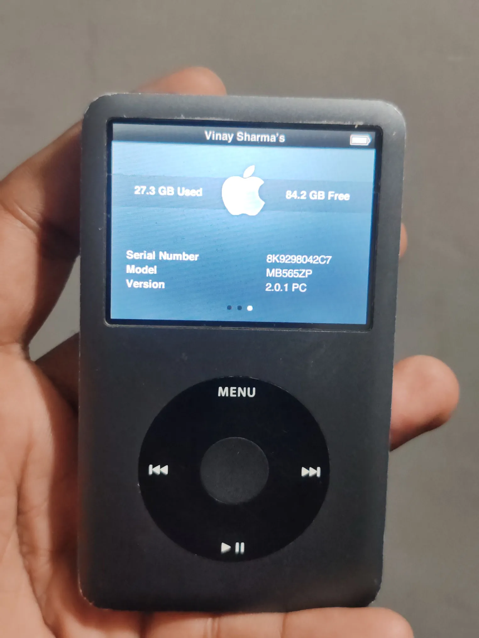Buy used Apple Ipod Classic 120GB (black/space Gray) – Great Condition online on Resellpur