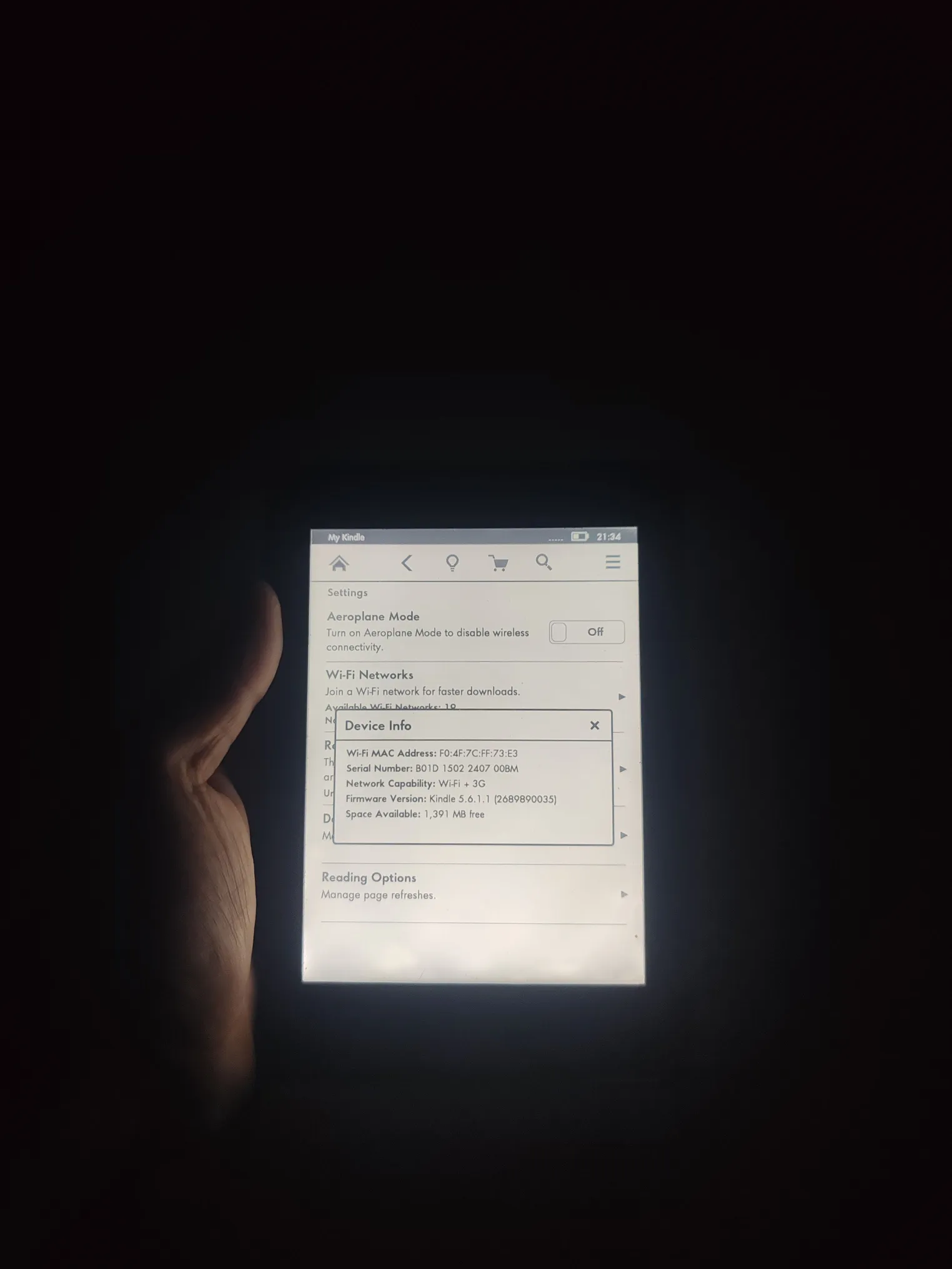 Buy used Amazon Kindle Paperwhite 6th Gen Used Black E-reader With Built-in Light online on Resellpur