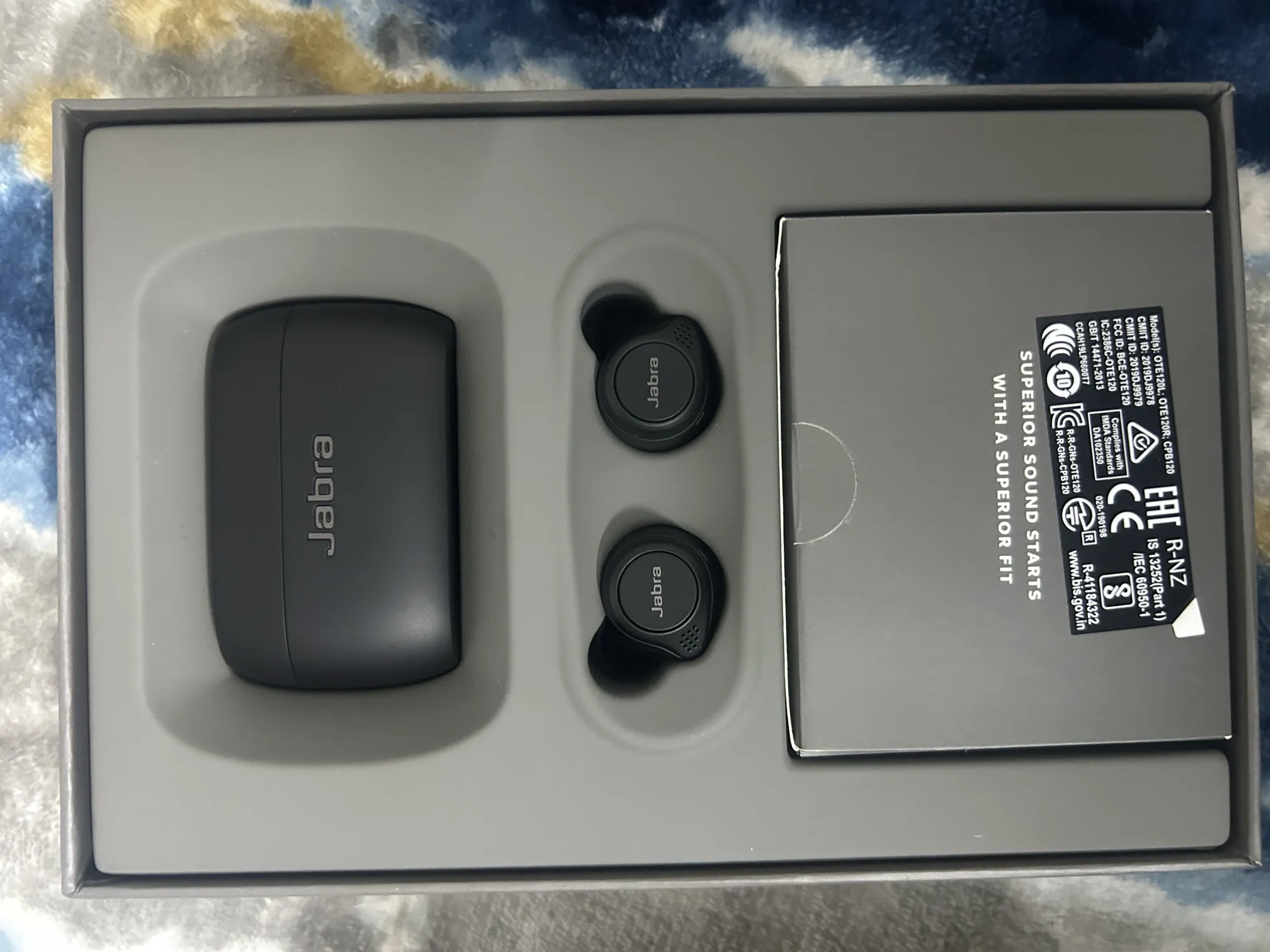 Buy used Jabra Elite75t Refurbished Black Wireless Earbuds With Charging Case online on Resellpur