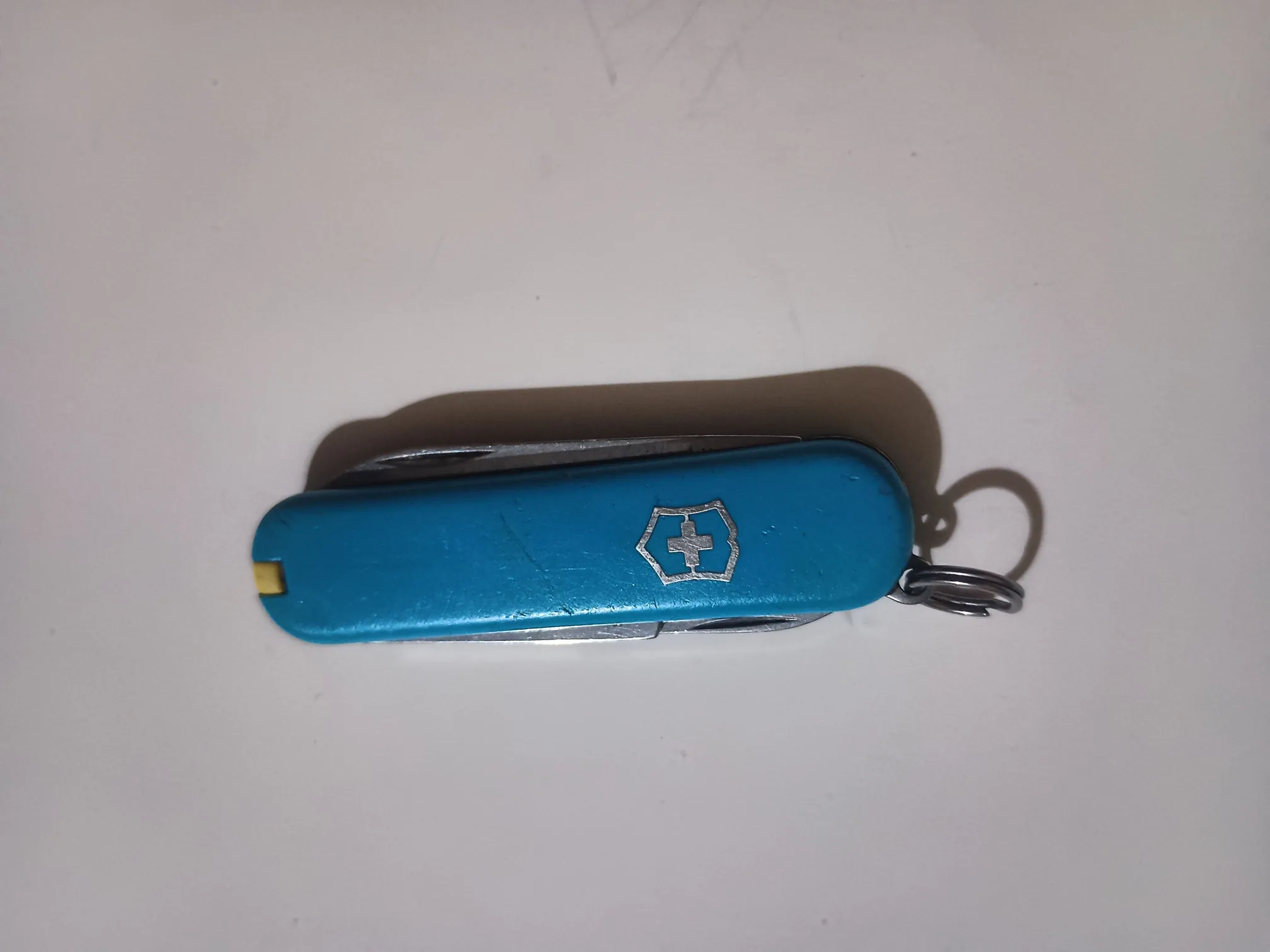 Buy used Victorinox Classic SD Swiss Army Knife Aqua Blue 58mm 7 Functions online on Resellpur
