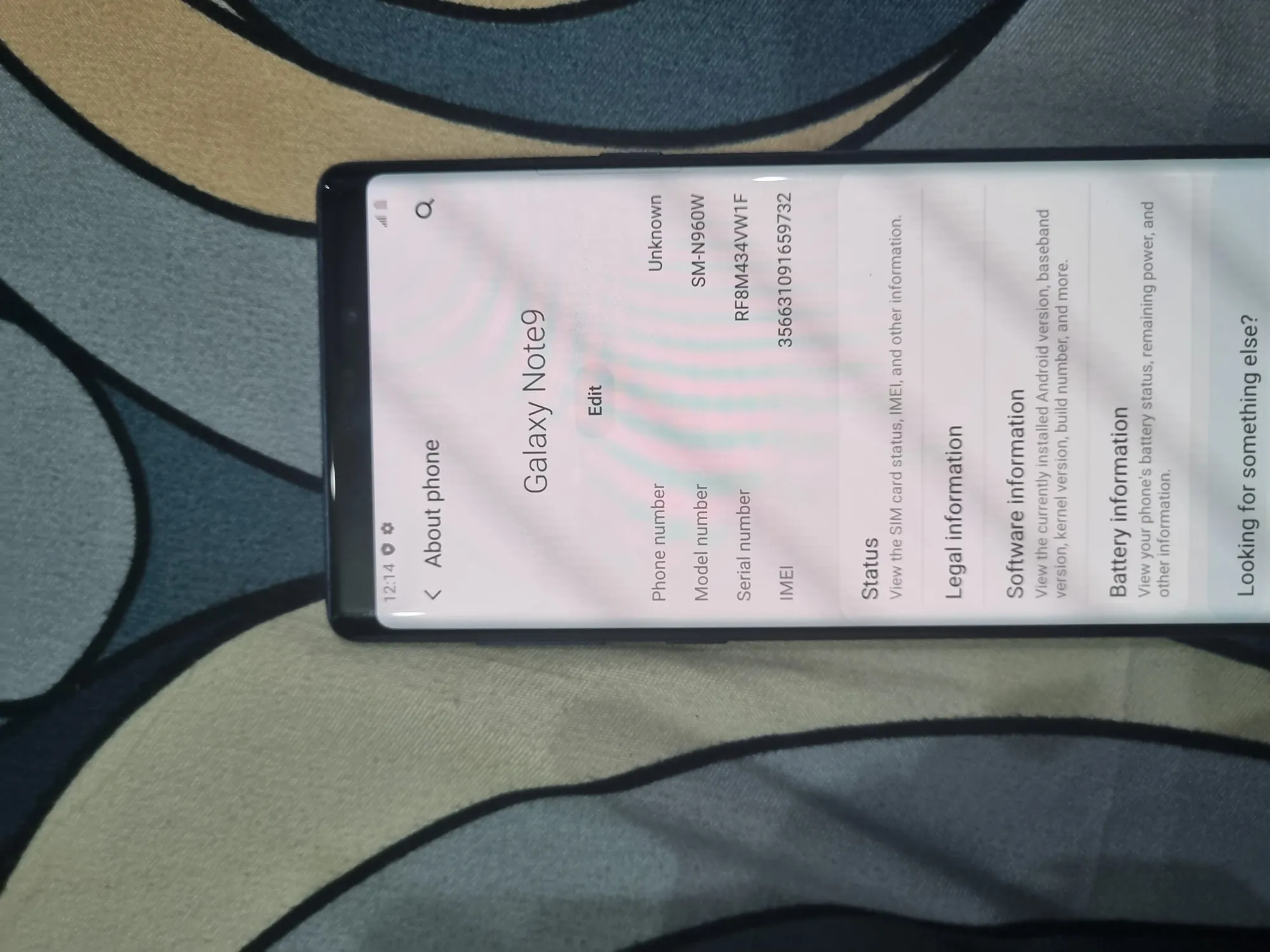 Buy used Samsung Galaxy Note 9 Good Condition 6GB 128GB Black With S Pen online on Resellpur
