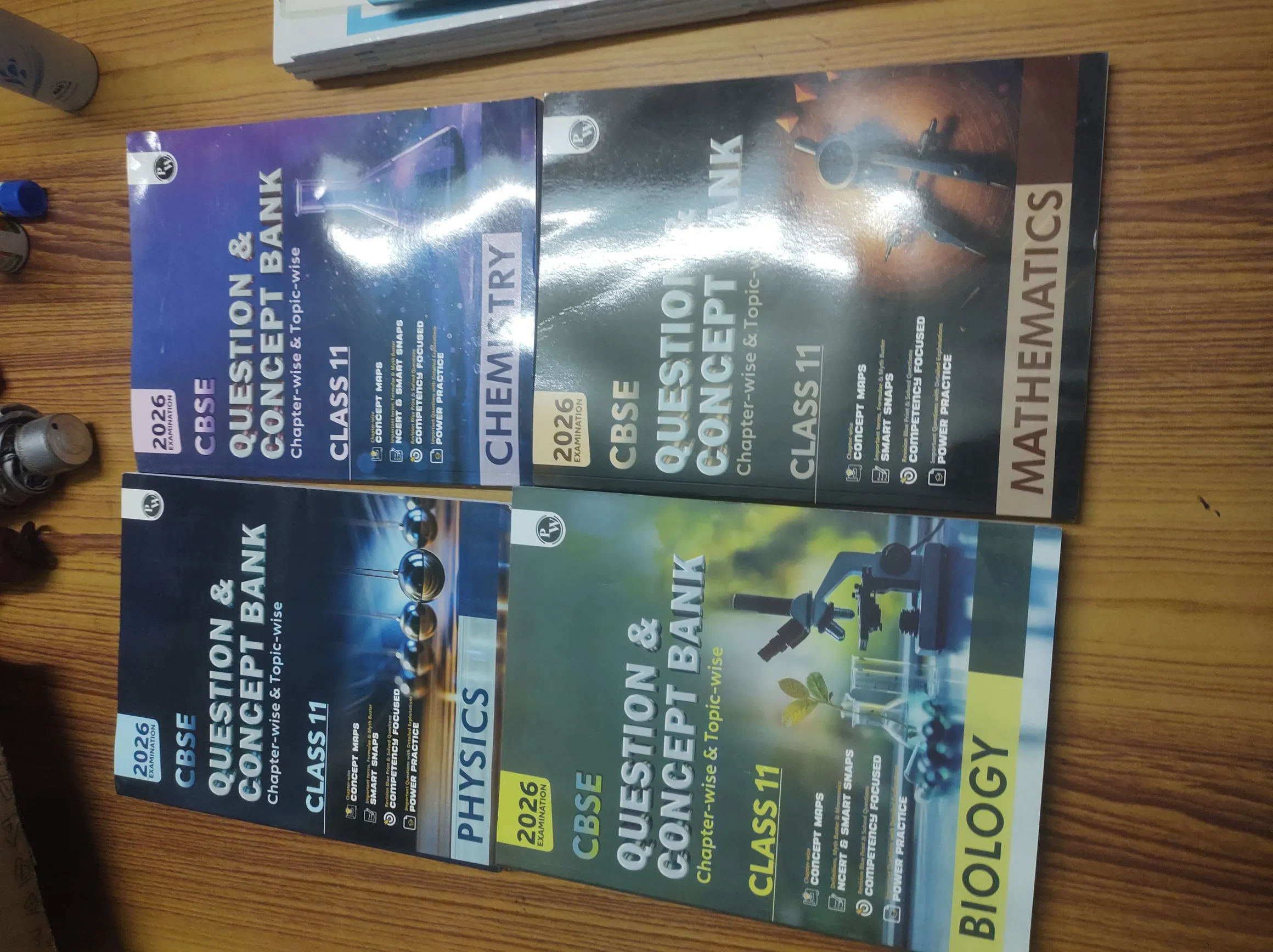 PW Class 11 Question Bank Physics, Chemistry, Biology, Mathematics Hardcover