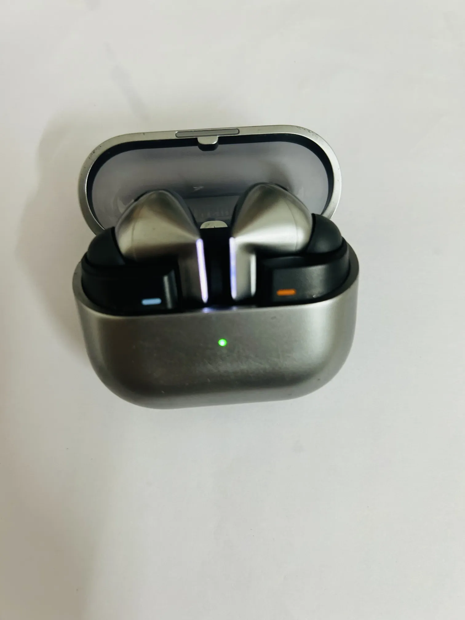 Buy used Samsung Galaxy Buds3 Pro - Used - Earbuds - Silver - Good Sound Quality online on Resellpur