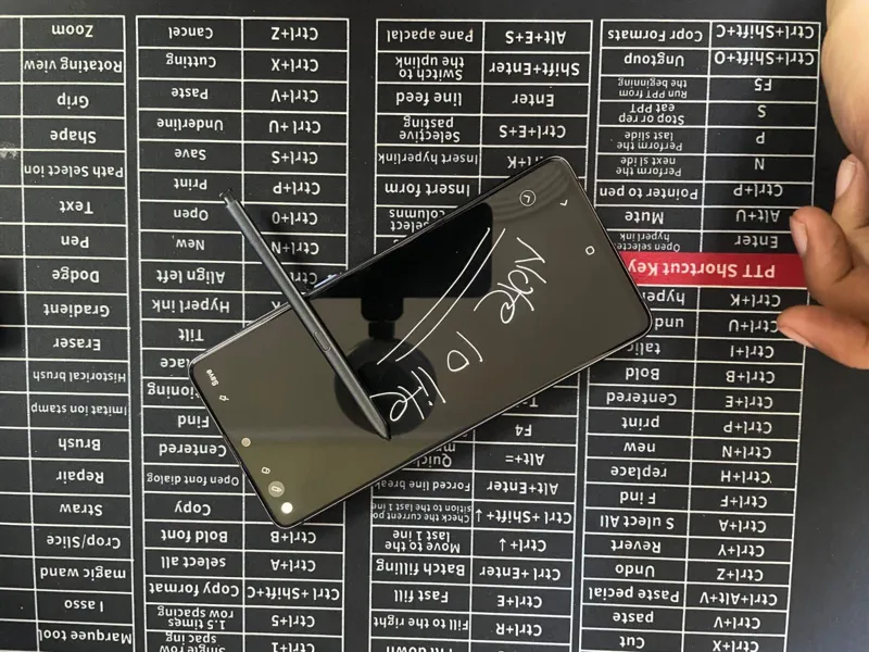 Buy used Samsung Galaxy Note 10 Lite Refurbished 8GB 128GB S-pen Black online on Resellpur