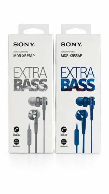 Sony MDR-XB55AP Wired Earphones With Bass Booster, Blue