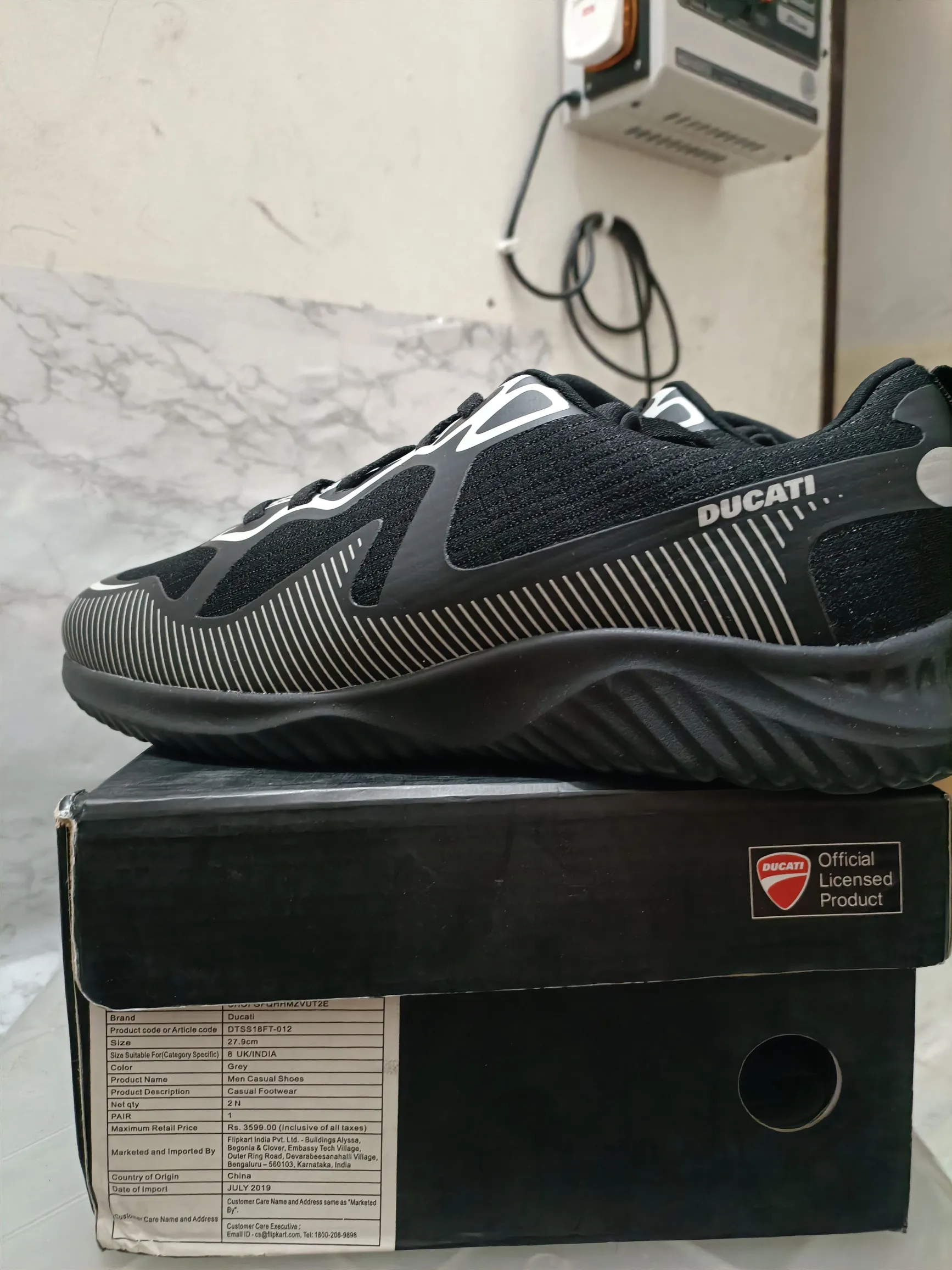 Ducati Men's UK8 Casual Sneakers - Stylish & Comfortable