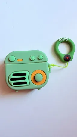 Buy used Apple Airpods 3 Pristine Condition Green Case Charging Cable online on Resellpur