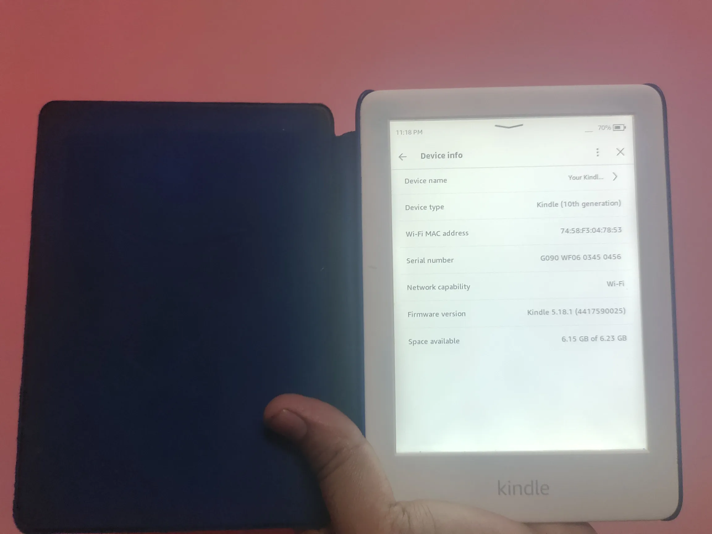 Sold second hand Kindle 10th Gen Mint Condition - White - Login Issue on Resellpur