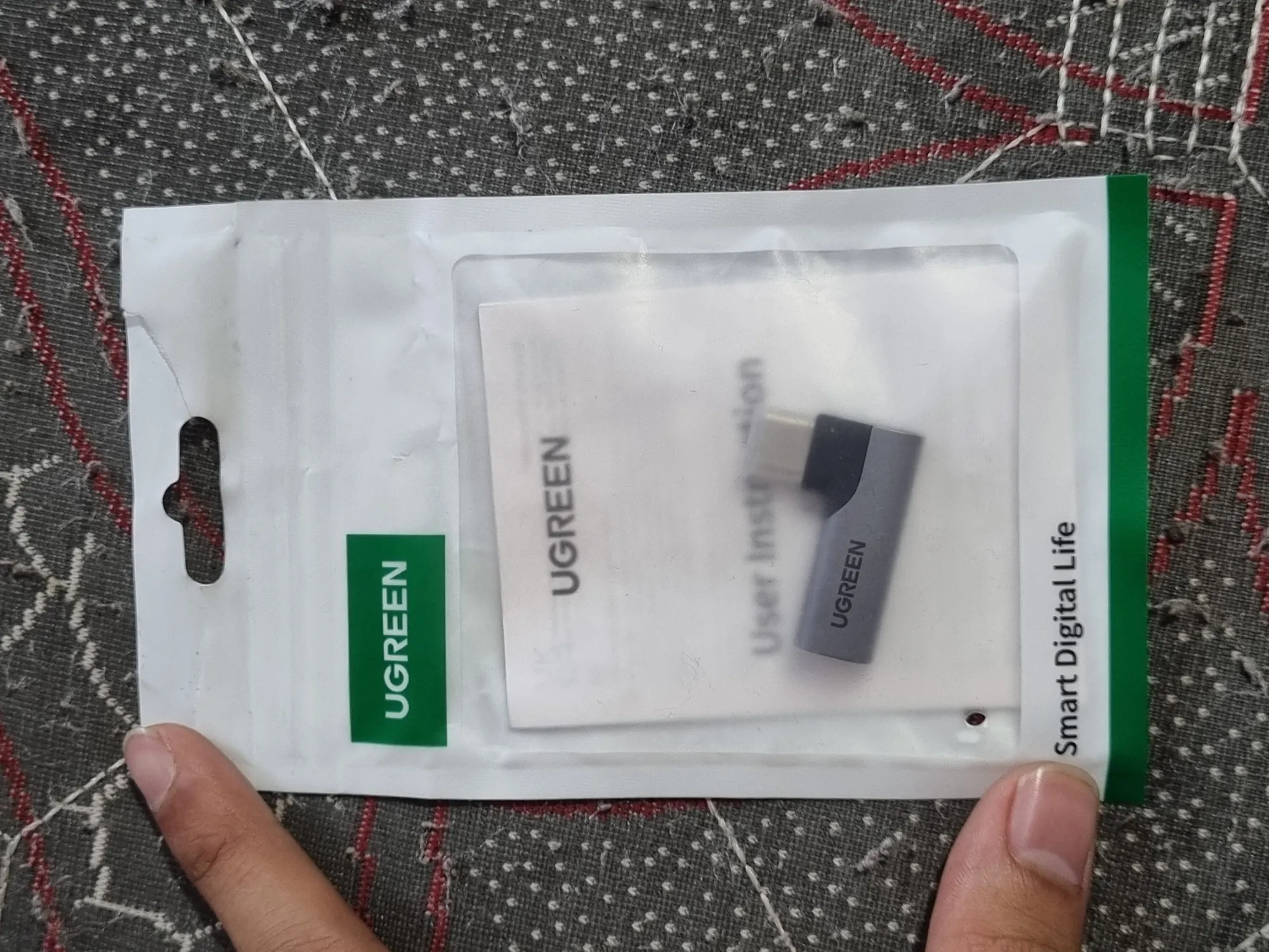 UGREEN New USB C To 3.5mm Audio Adapter With Samsung Earphone EHS61 Gray