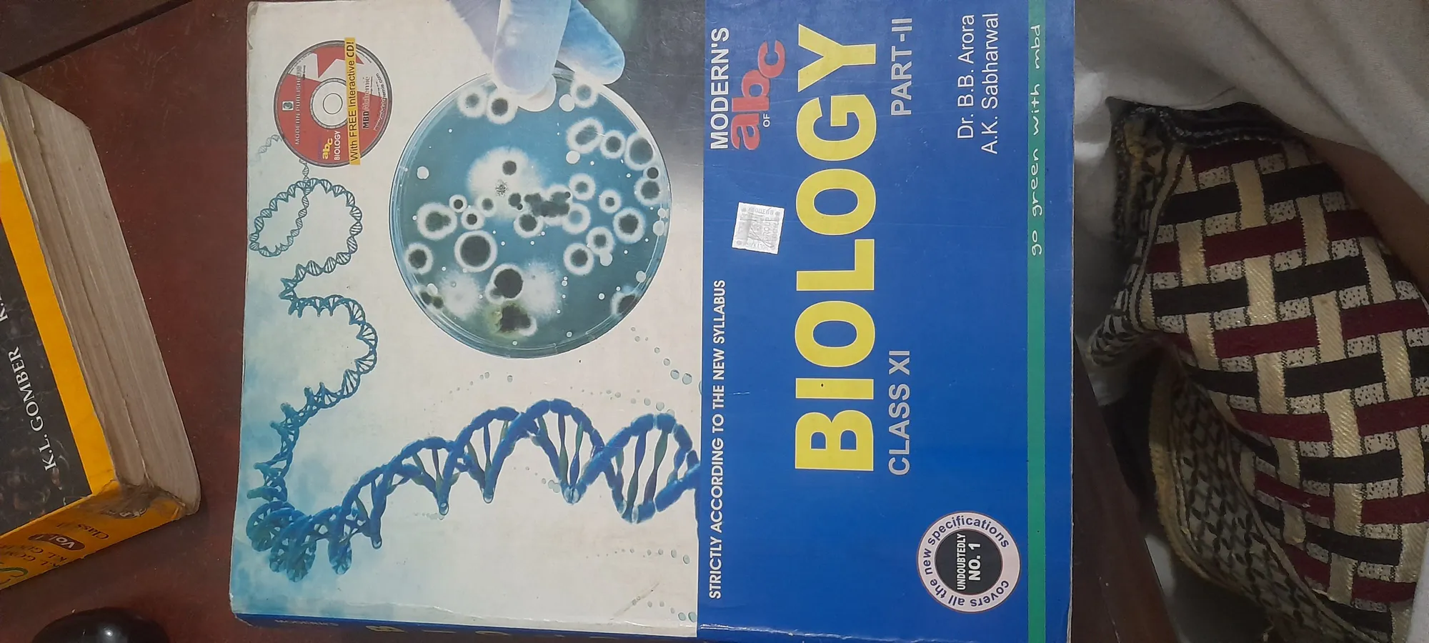 Modern ABC Biology Class 11 Part 2 - Hardcover Textbook By Dr. B.B. Arora & A.K. Sabharwal