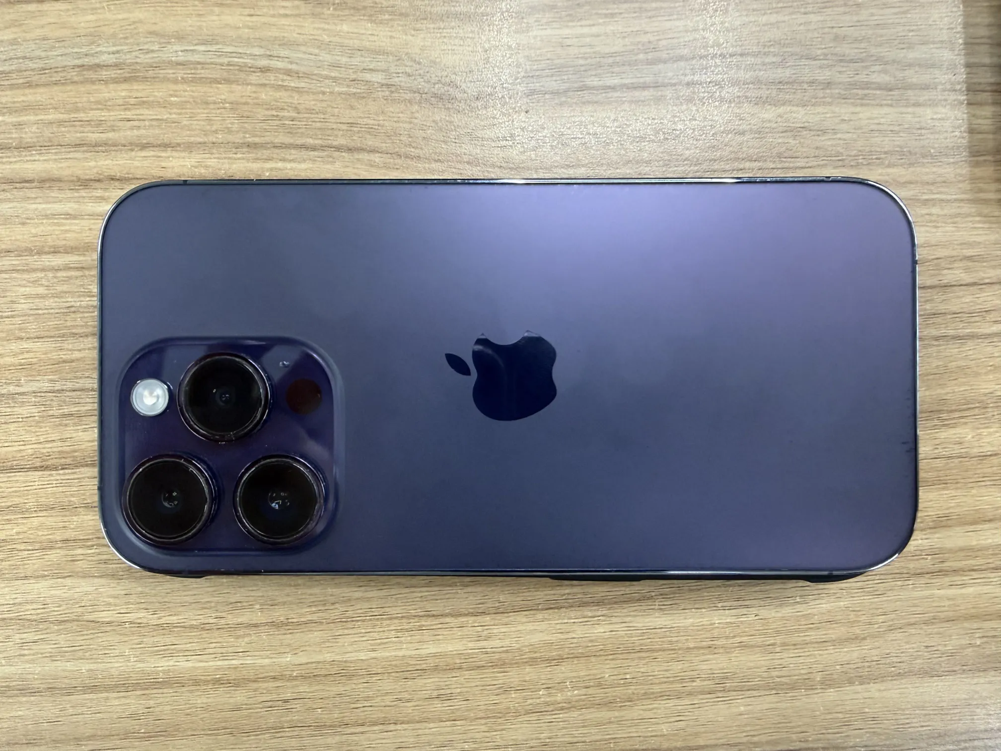 Buy used Apple Iphone 14 Pro Pristine Condition Purple 128GB With Spigen Cases online on Resellpur