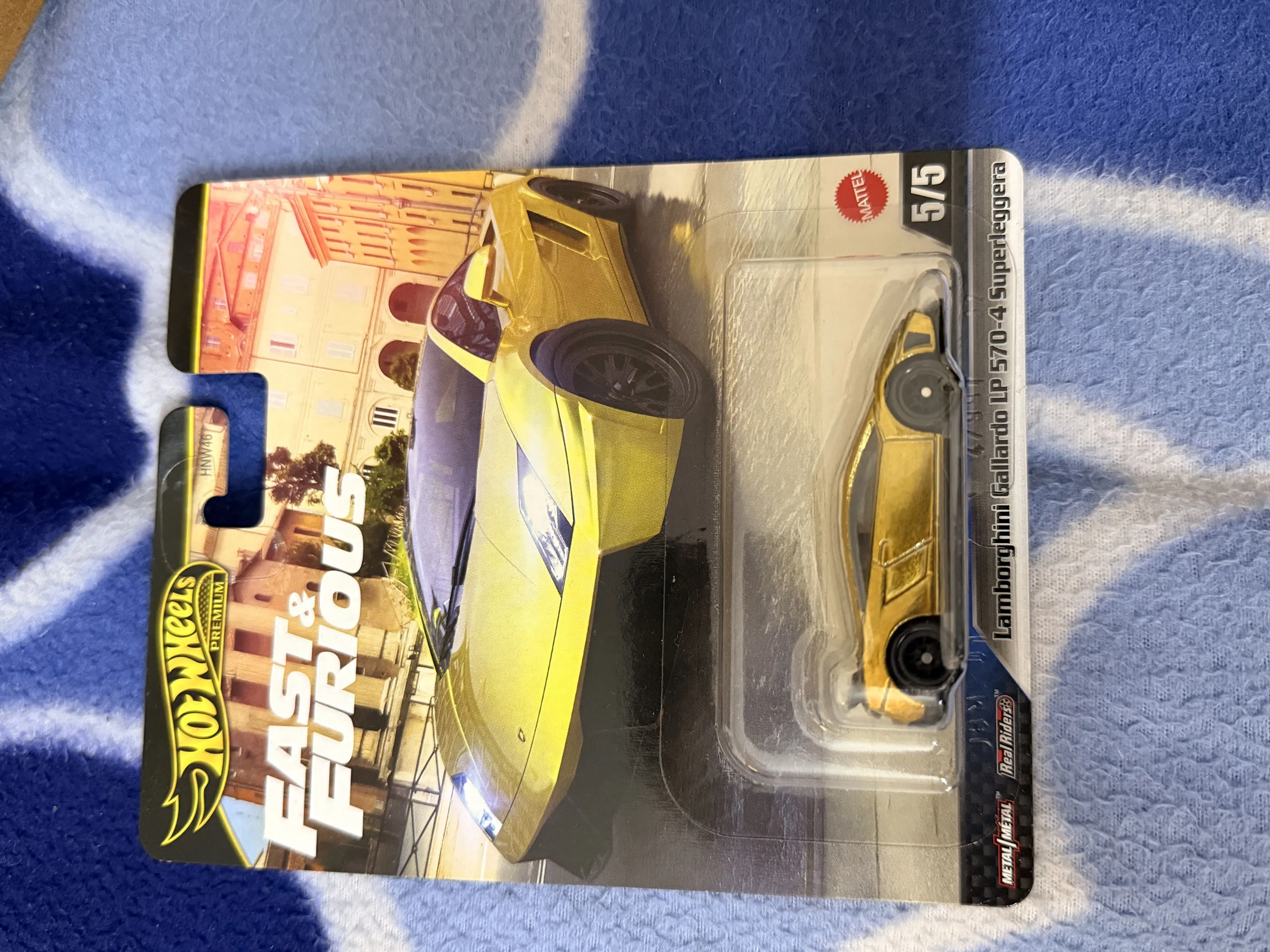Sold second hand Hot Wheels Kids' Lamborghini Gallardo Superleggera Toy Car, Fast And Furious Edition on Resellpur