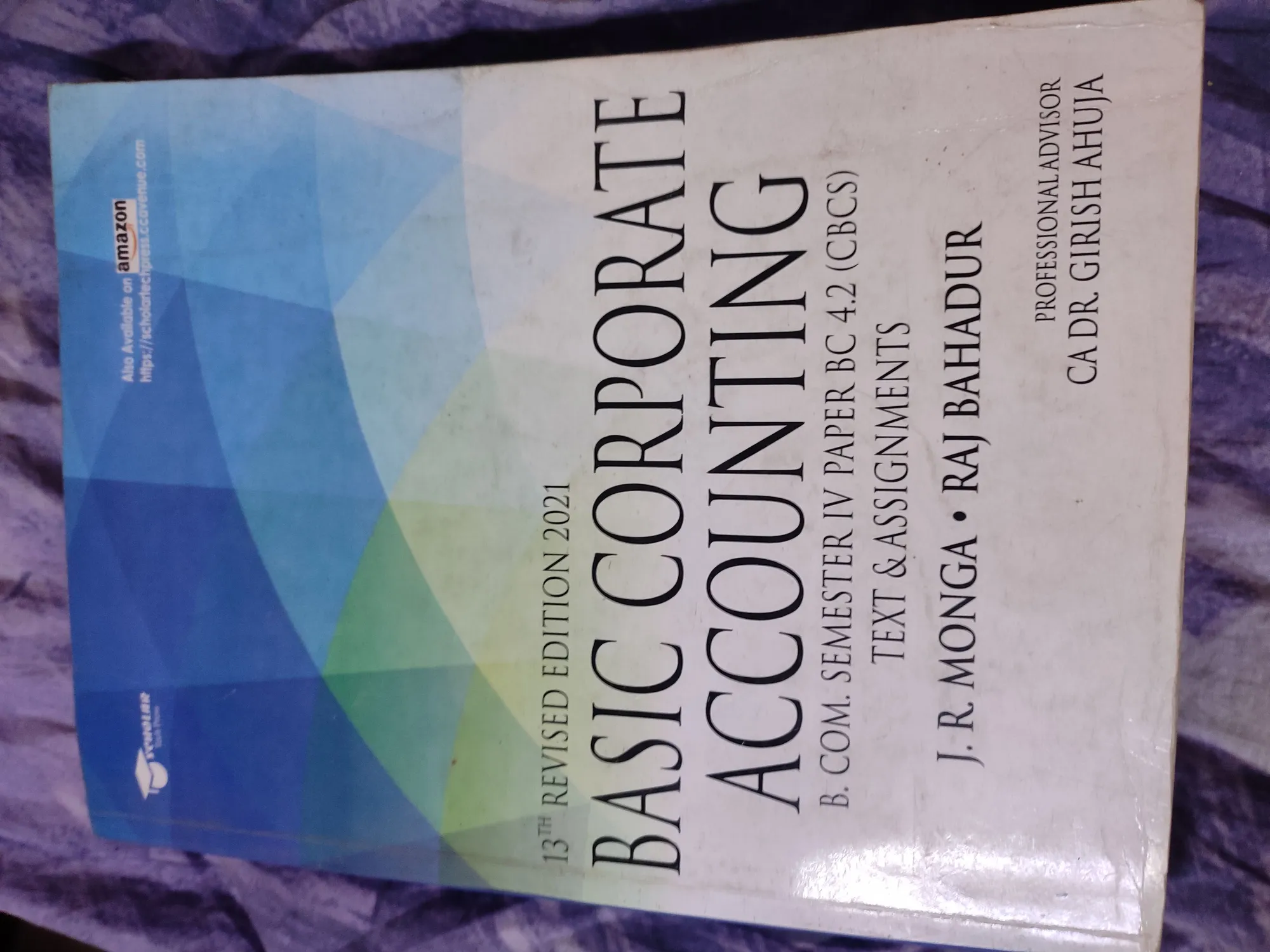 2021 Edition Basic Corporate Accounting Paperback - English