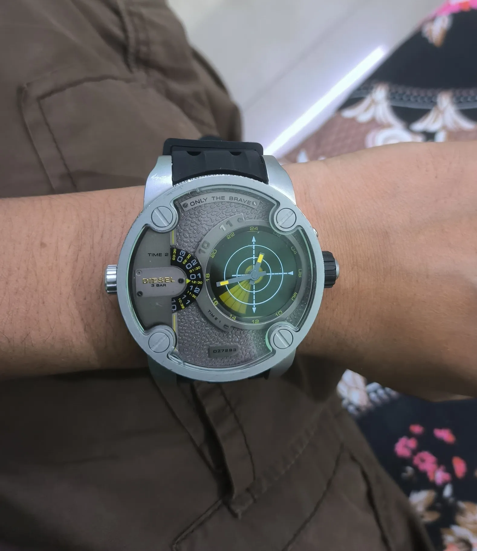 Diesel The Daddie DZ7293 Analog-digital Watch Grey 51mm