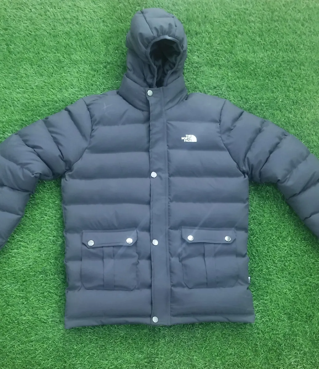 Buy used The North Face Men's Winter Jacket Dark Grey XL online on Resellpur