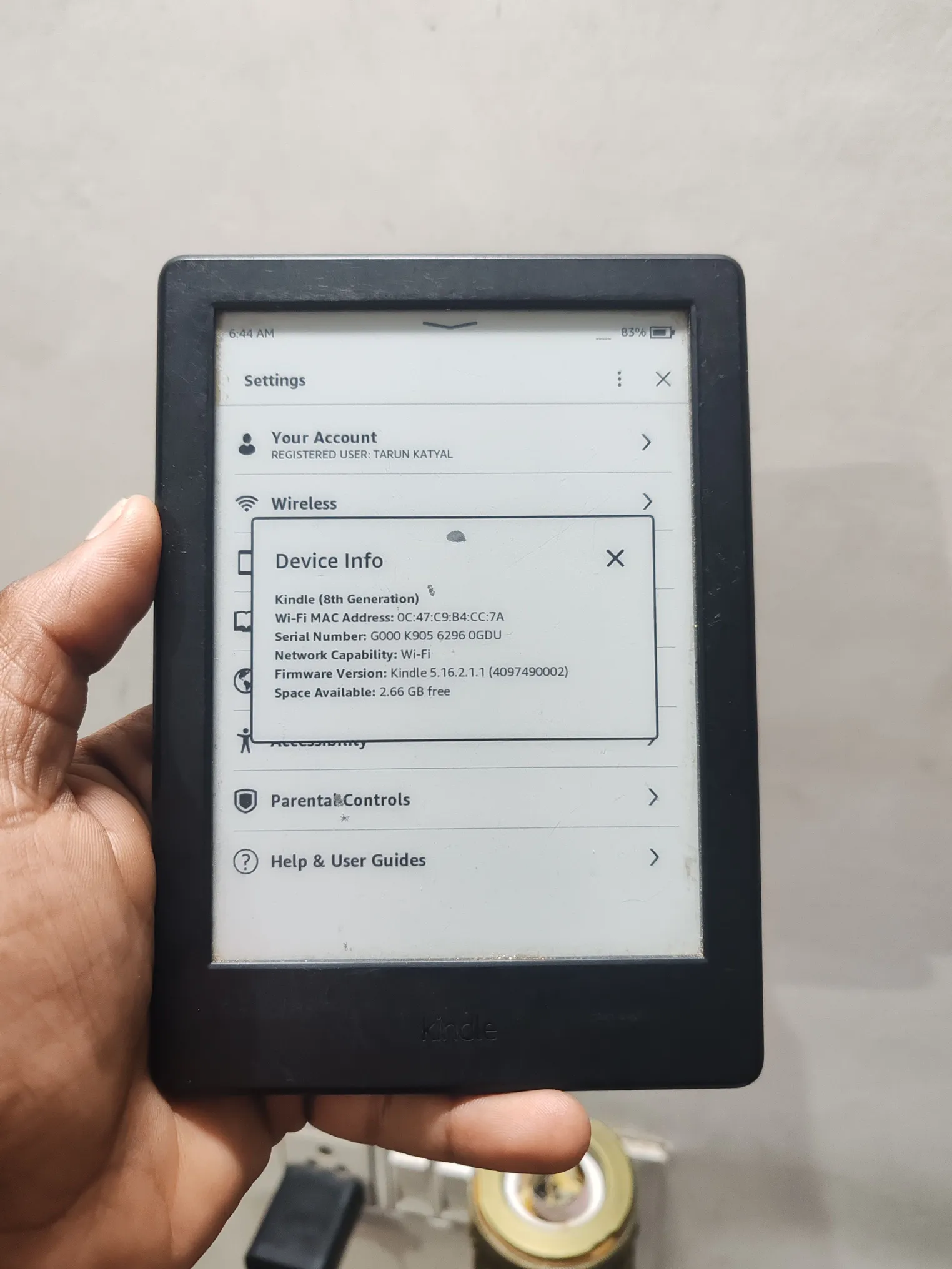 Sold second hand Kindle Basic 8th Gen Pre-owned E-reader, Moderate Battery Life on Resellpur