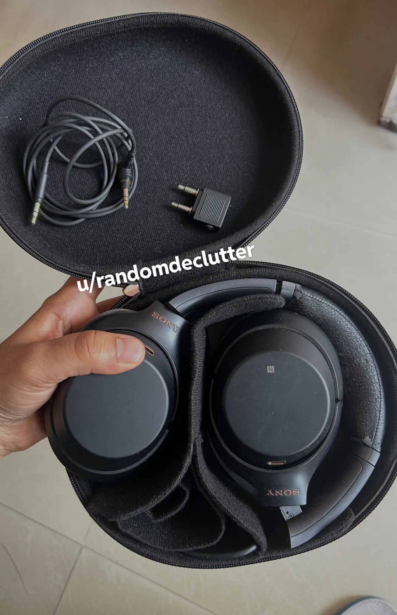 Sony WH-1000XM3 Headphones - Used - Black - Wireless Noise Cancelling