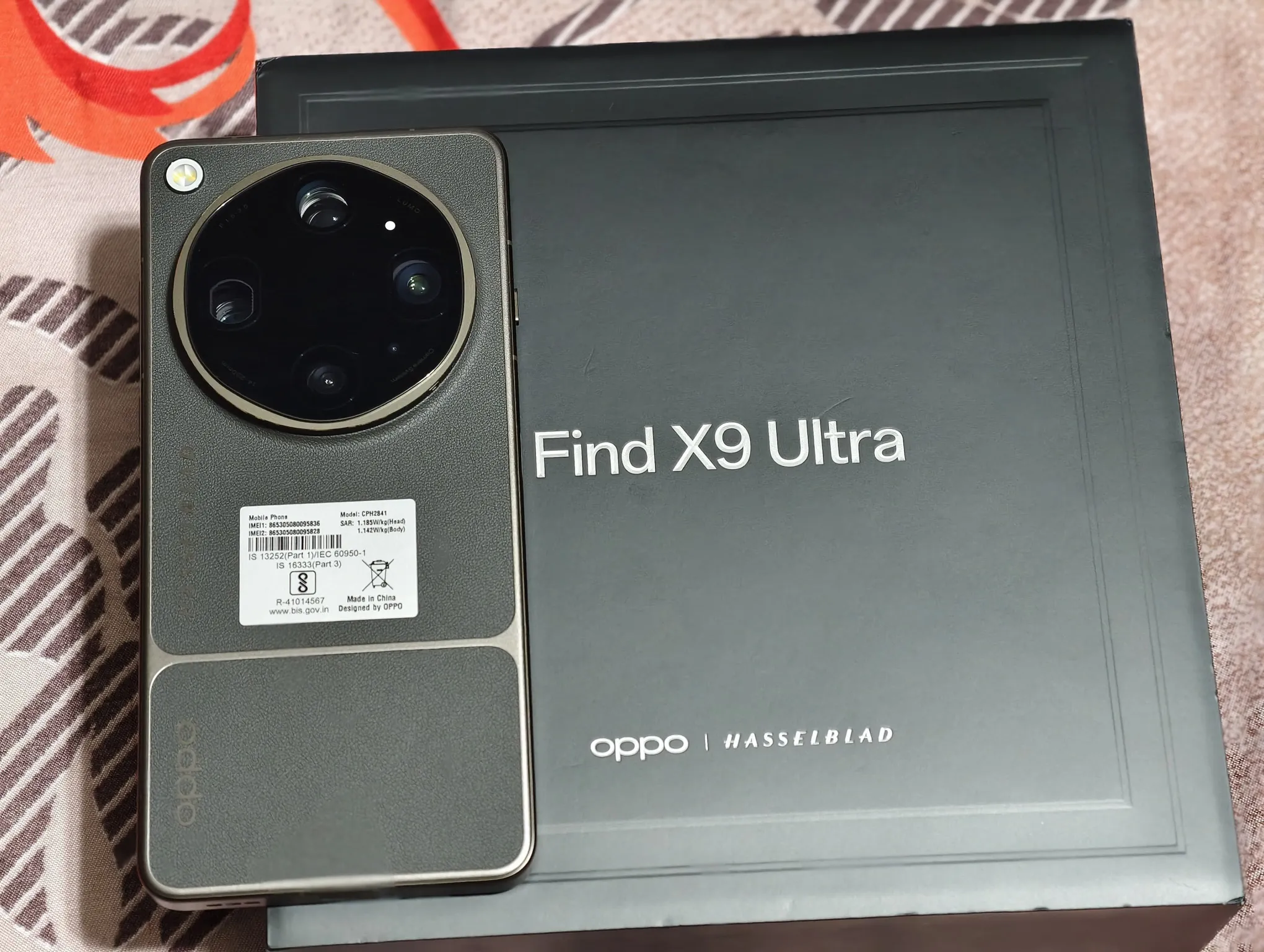 Sold second hand OPPO Find X9 Ultra Smartphone With Hasselblad Camera, Dark Grey on Resellpur