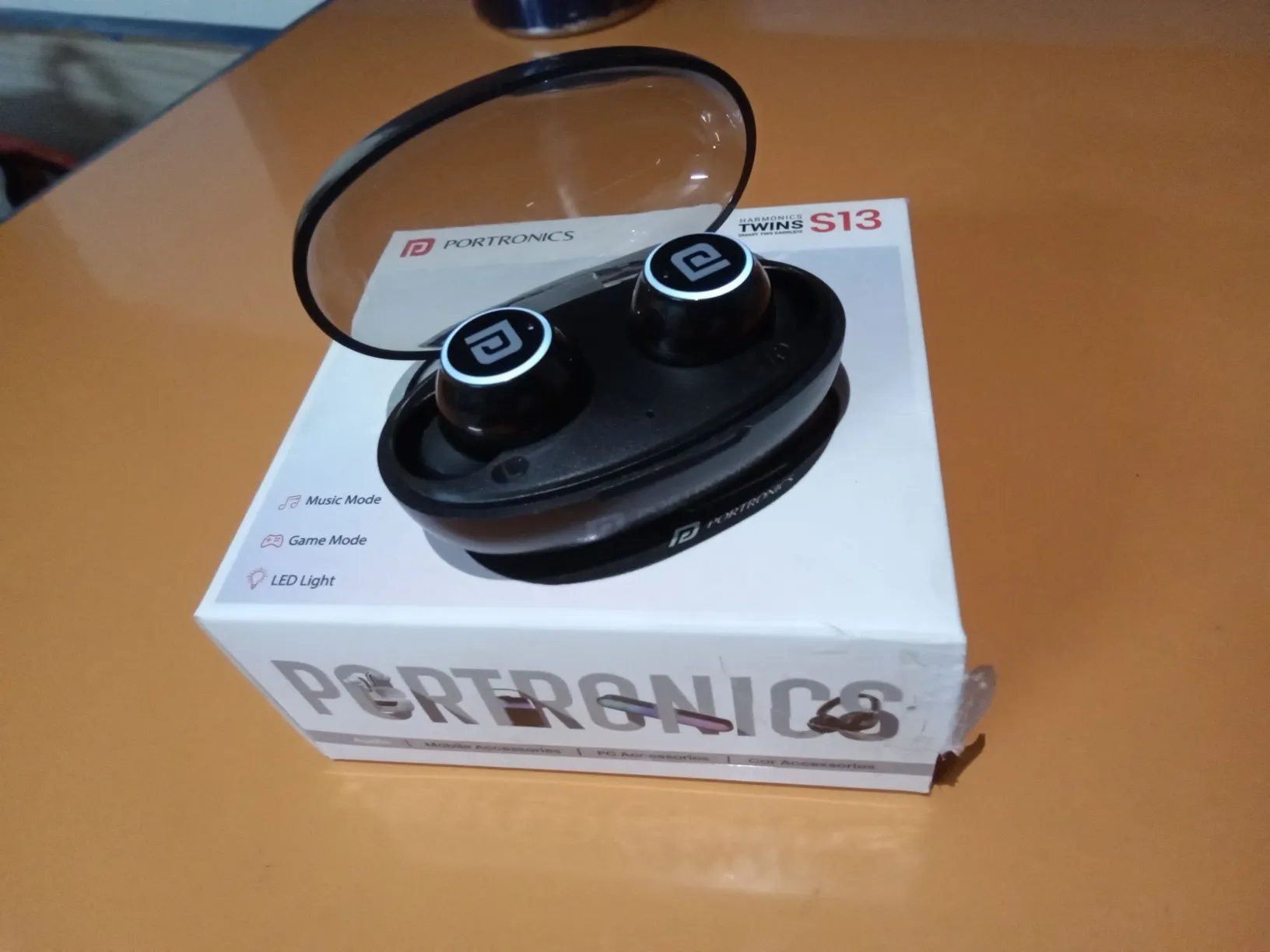Buy used Portronics Harmonics Twins S13 True Wireless Earbuds, Black, 24H Playtime online on Resellpur
