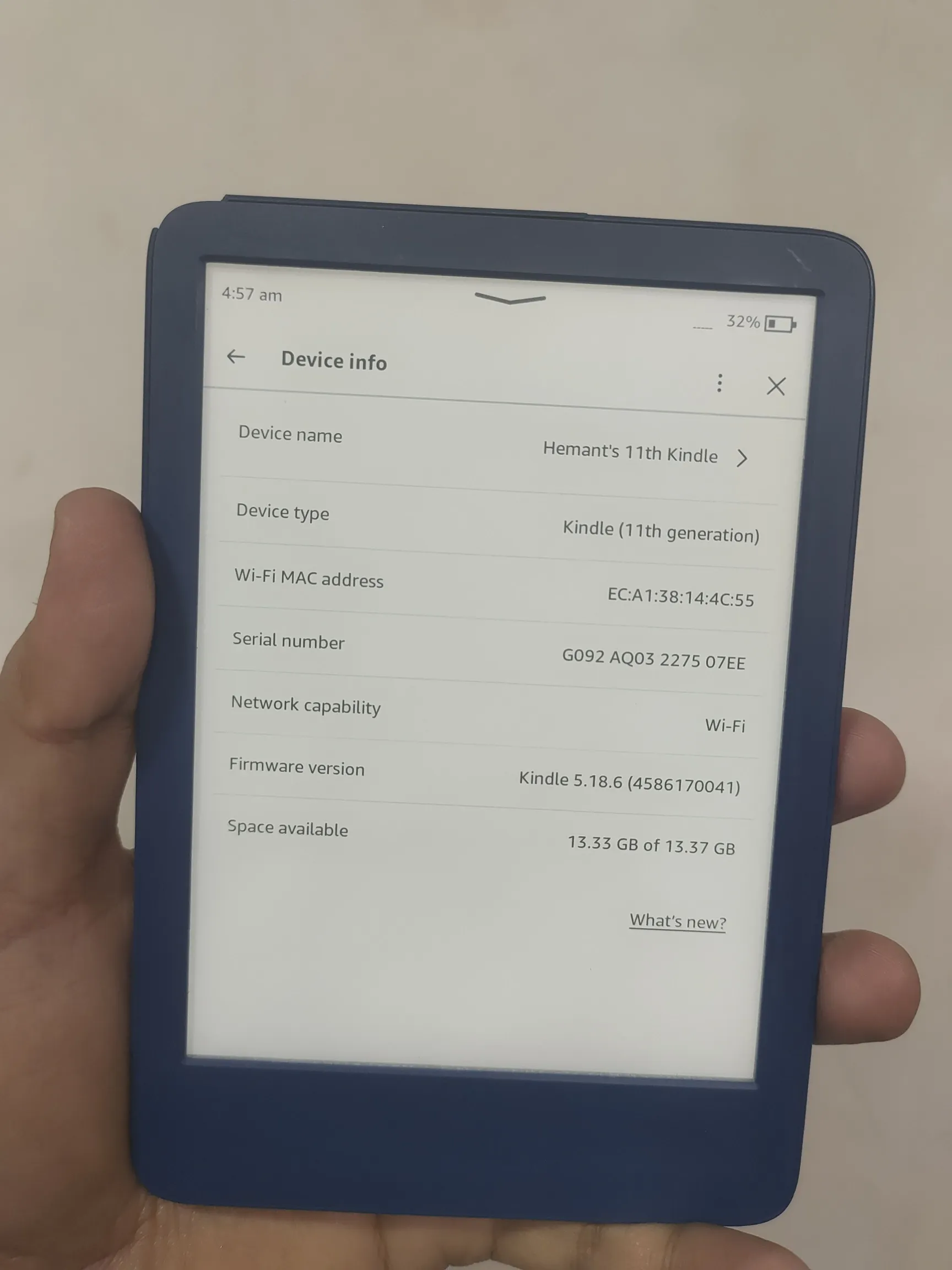 Buy used Kindle 11th Gen 16GB E-reader, Minor Corner Damage online on Resellpur