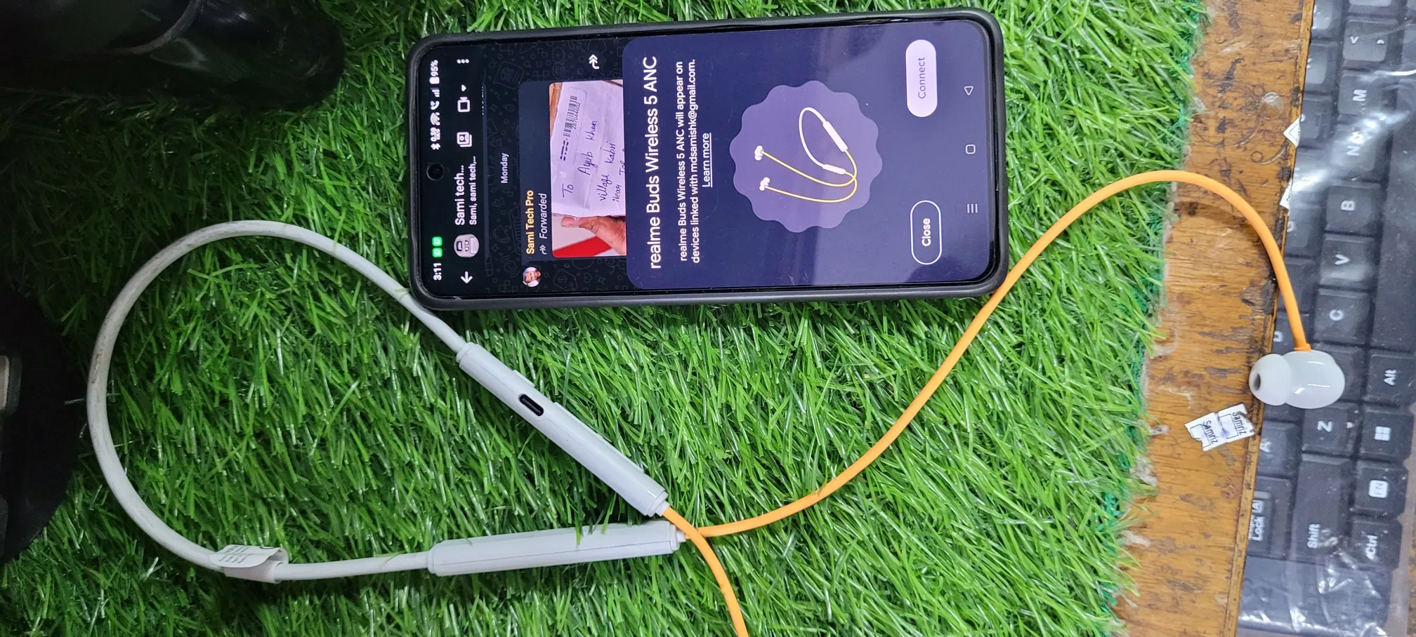 Buy used Realme Wireless 5 ANC - Original - Earbuds - White - N/A - Active Noise Cancellation online on Resellpur