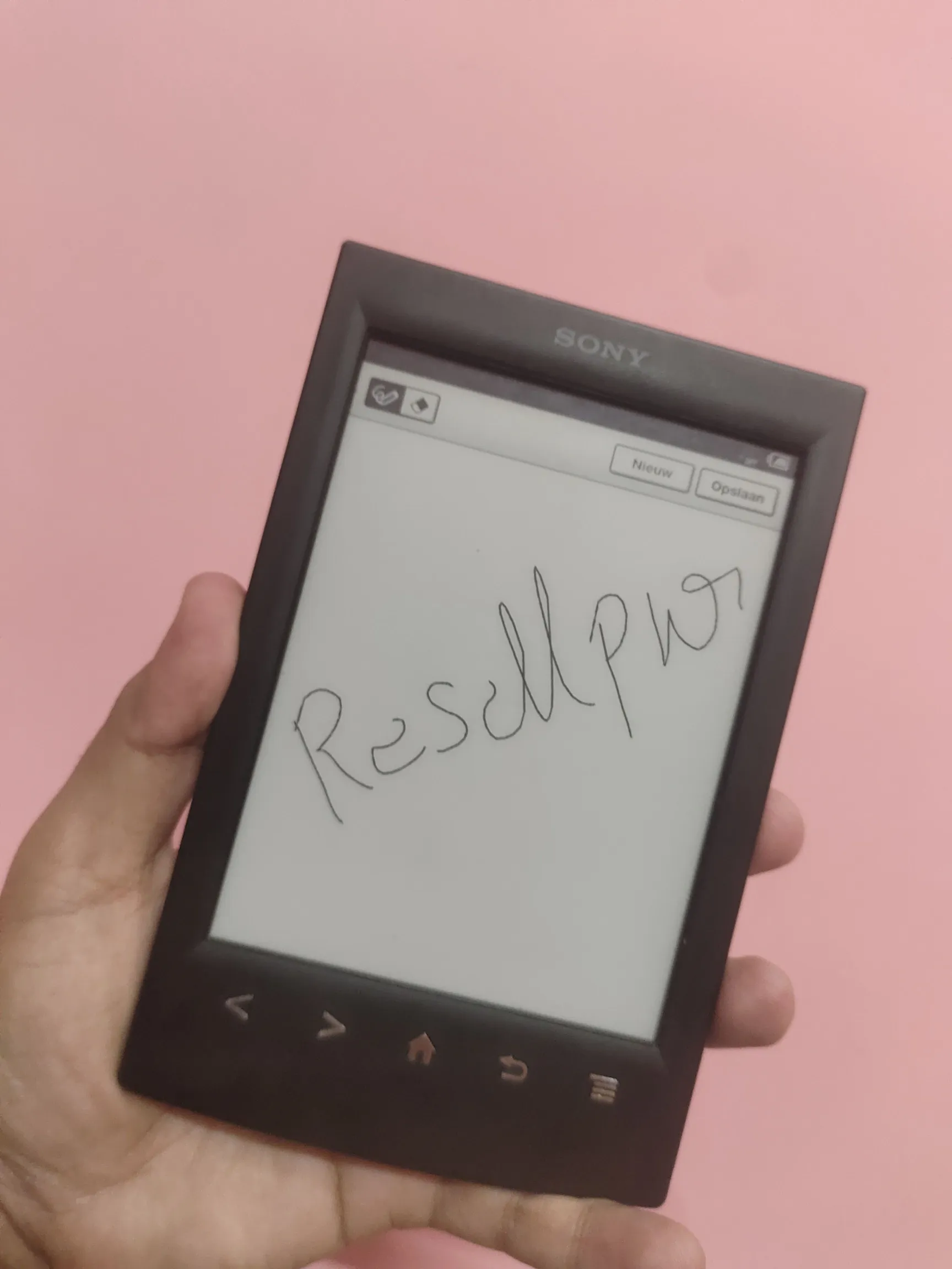 Buy used Sony Ereader Mint Condition Black Ereader With Writing Feature online on Resellpur