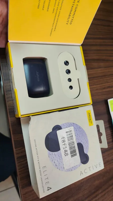 Jabra Elite 4 Active Refurbished Wireless Earbuds Dark Blue