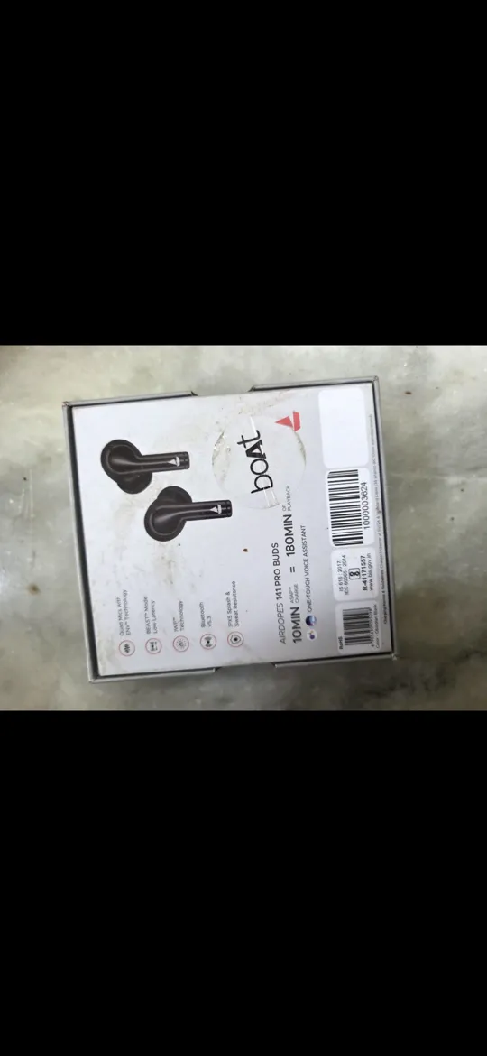 Buy used Boat Airdopes 141 Pro Buds Wireless Earphones Black online on Resellpur