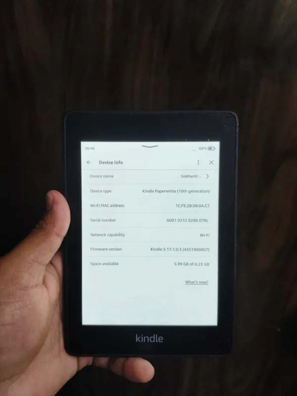 Buy used Amazon Kindle 10th Gen Preloved Black E-reader With Backlight online on Resellpur