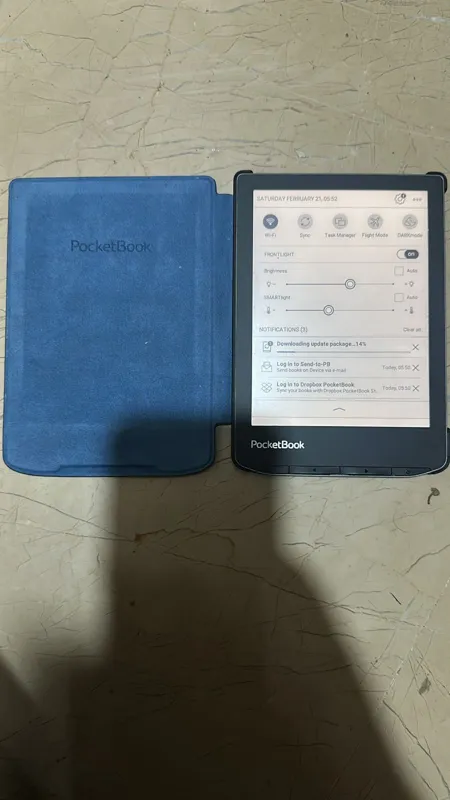 Pocketbook E-reader Very Good Condition Blue Cover