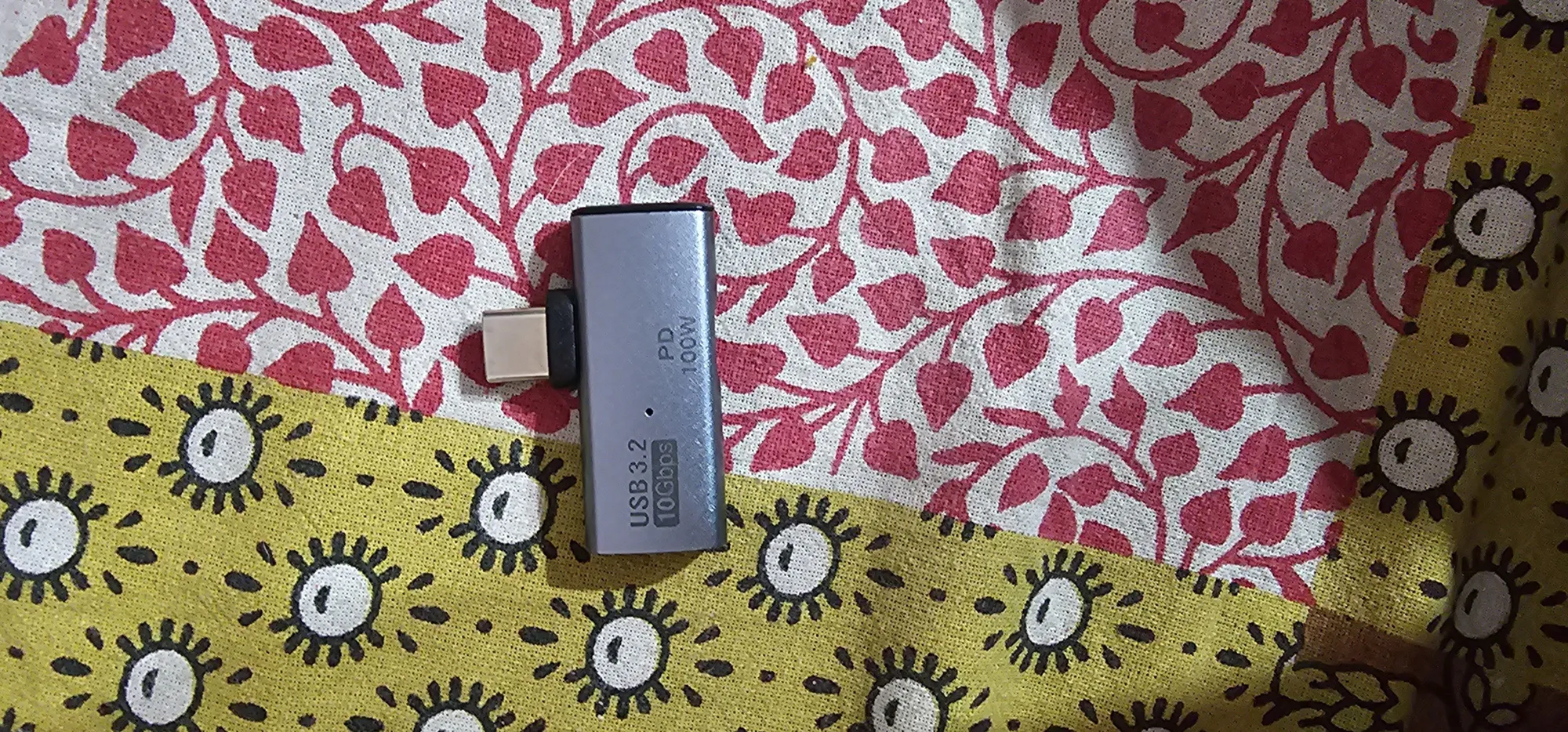 Tobu Type C Splitter Adapter - Gray - USB 3.2 - 100W Power Delivery