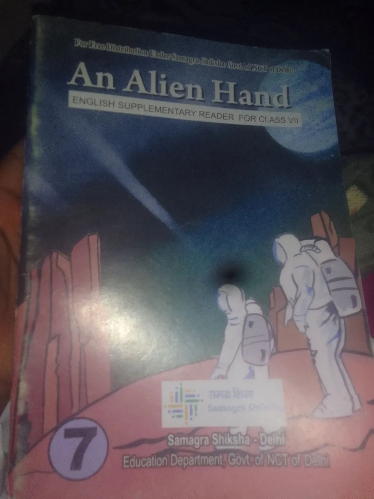 An Alien Hand English Supplementary Reader Class VII Spiral Bound