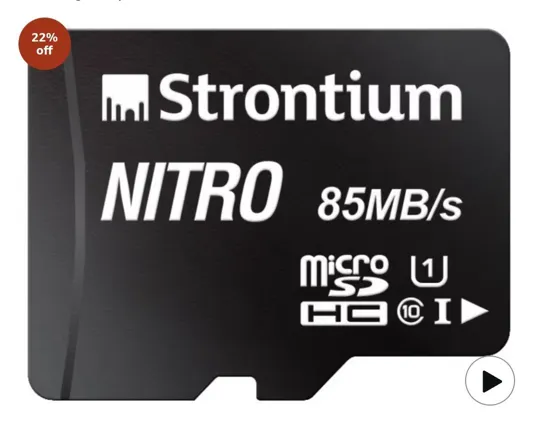 Strontium Nitro SD Card Set - 4 Cards (32GB, 4GB, 4GB, 2GB) - Black - High Speed