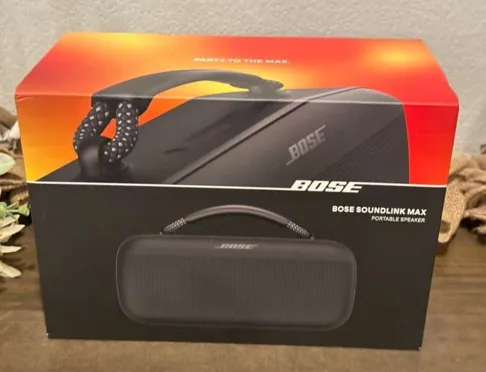 Buy used Bose Soundlink Max - New Portable Speaker - Black - Indian Unit online on Resellpur
