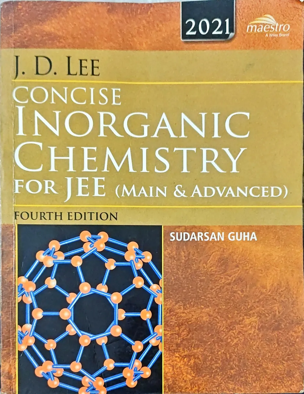JD LEE JEE Concise Inorganic Chemistry, Hindi Paperback, Highlighted Key Sections